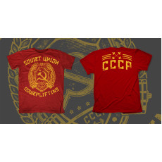   Футболка Powerlifting СССР (красная)