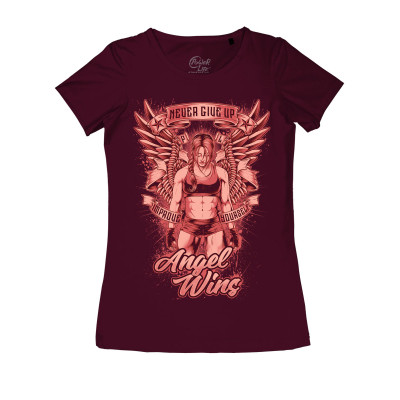 Женская футболка Angel Wins Power Life Женская футболка Angel Wins Power Life