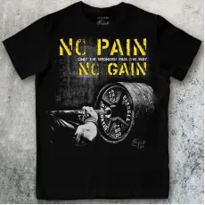Футболка Power Inside No Pain No Gain