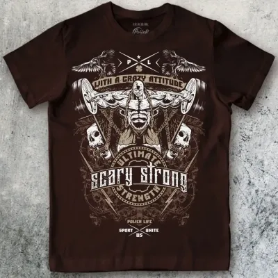 Футболка Power Inside Scary Strong Футболка Power Inside Scary Strong